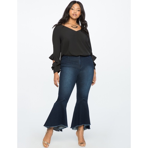 Eloquii Denim - Eloquii Drama Flare Jeans